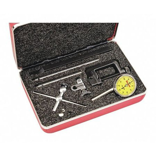 STARRETT 196MA1Z DIAL TEST INDICATOR SET 0-100 METRIC - A