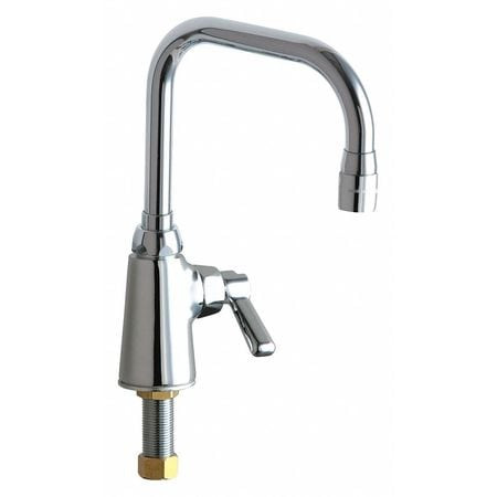 CHICAGO FAUCETS 350-DB6AE3ABCP SINGLE SUPPLY SINK FAUCET