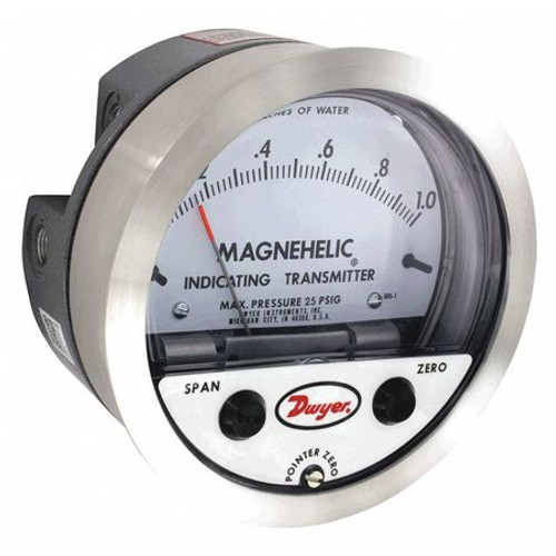 DWYER INSTRUMENTS 605-20 DIFFERENTIAL PRES INDICATING TRANSMITTER