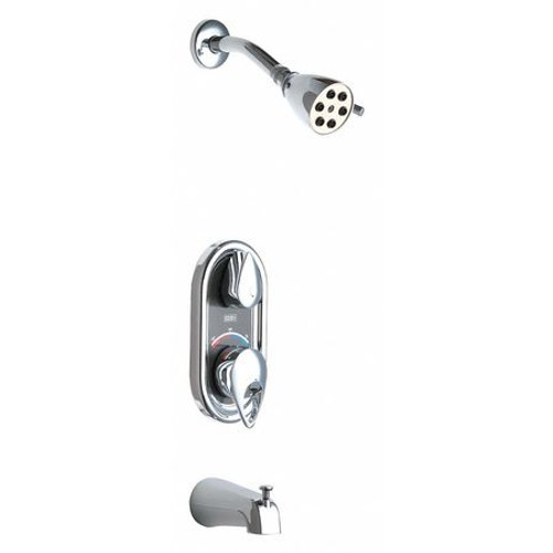 CHICAGO FAUCETS 2500-600XKCP THERMOSTATIC BALANCING SHOWER VALVE