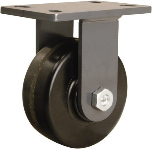 HAMILTON R-ES-6PT RIGID CASTER,ES 6X2-1/2 PLASTEX
