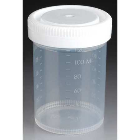 GLOBE SCIENTIFIC 6527 AIRTIGHT CONTAINER 120ML WIDE PK300