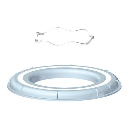 CHICAGO FAUCETS 172-PPJKNF PRE-PACK UNDERMOUNT CENTER