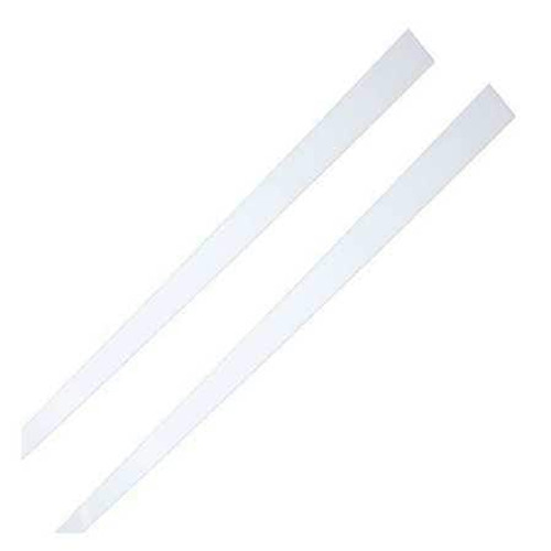 MIRREDGE 16248 STRIPS WHITE ACRYLIC 48 IN L PK2 MIRREDGE 16248 STRIPS WHITE ACRYLIC 48 IN L PK2