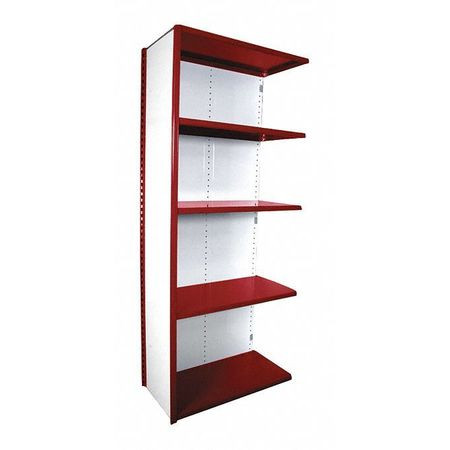 EQUIPTO 675-5A-RD V-GRIP CLOSED SHELF ADD ON UNIT