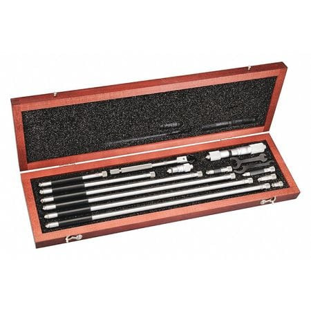 STARRETT 823FZ INSIDE MICROMETER SET- 1-1/2-32" RANGE -