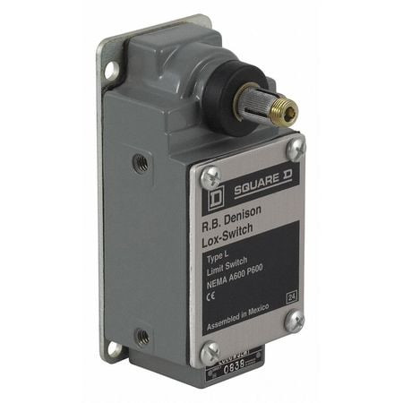 SQUARE D L300WS2M2 LIMIT SWITCH 600V 12AMP TYPE L +OPTIONS