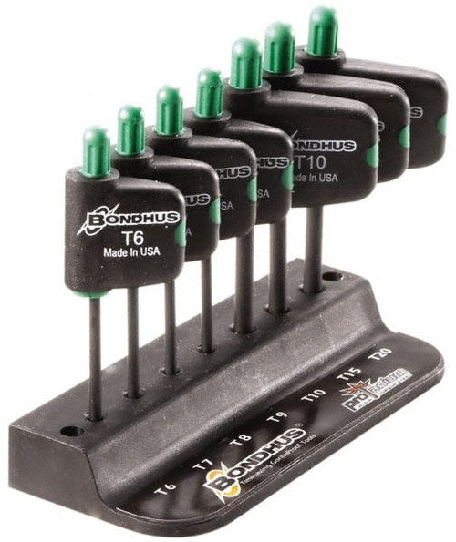 BONDHUS 34445 SET 7 TORX FLAGDRIVER TOOLS T6 - T20