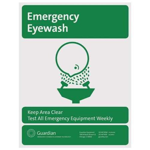 GUARDIAN 250-007G EMERGENCY SIGN GREEN
