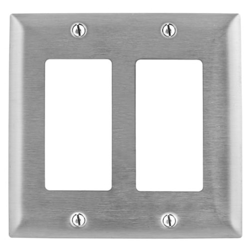 HUBBELL SSJ262 WALL PLATE JUMBO, 2 GANG