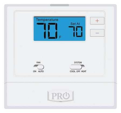 PRO1 IAQ T601-2 LOW VOLTAGE THERMOSTAT HEAT-COOL-OFF