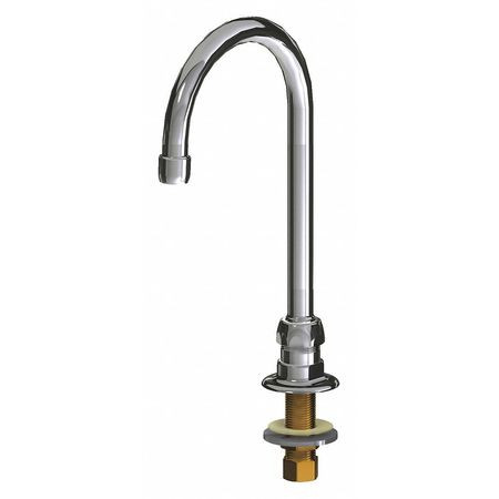 CHICAGO FAUCETS 626-E36ABCP REMOTE RIGID/SWING GOOSENECK SPOUT