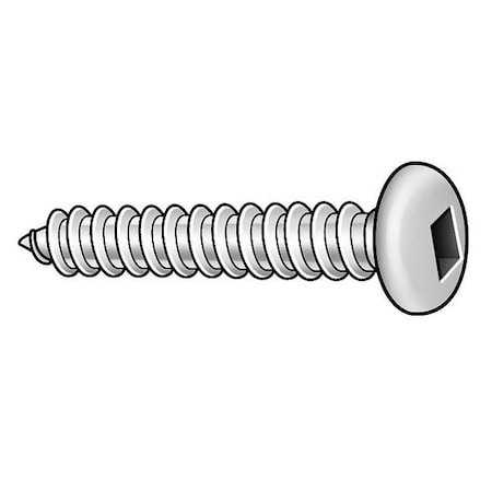 GRAINGER GLOBAL SOURCING 1VU40 SHEET METAL SCRW 2R 18-8SS 1.75 L PK100