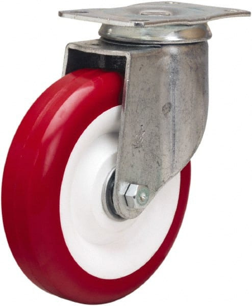 HAMILTON S-351-NF SWIVEL CASTER,300 5X1-1/4 POLY-TECH
