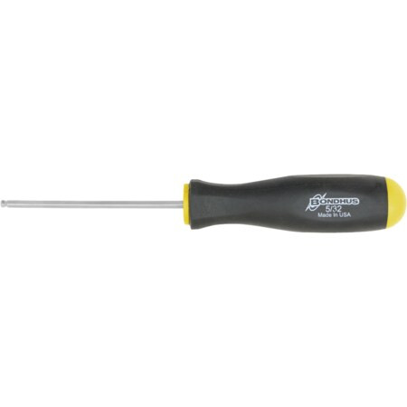 BONDHUS 16632 SET 8 PLATED BALL END SCREWDRIVERS