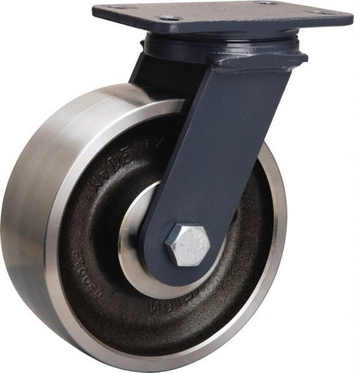HAMILTON S-ES-83FST SWIVEL CASTER,ES 8X3 FORGED STEEL