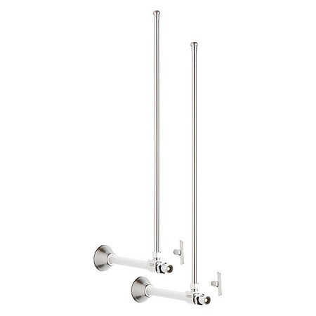 CHICAGO FAUCETS STC-51-12-PR-AB ANGLE STOP COMPRESSION VALVE WITH SUPPLY