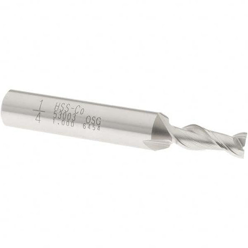 OSG 5300300 END MILL 1/4 DIA 5/8 CUT HSS