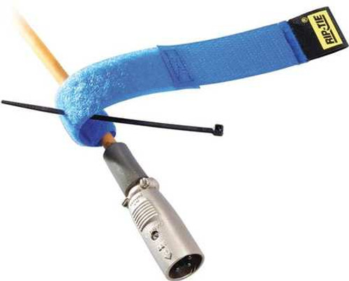 RIP-TIE H-06-010-BK HOOK/LOOP CBLE 6IN.X1IN WRAP PK10