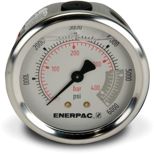 ENERPAC G2534SR GAUGE GLYCERINE 6000 PSI 2.5 IN ENERPAC G2534SR GAUGE GLYCERINE 6000 PSI 2.5 IN