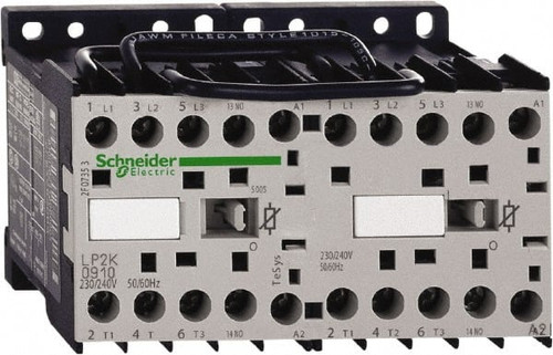 SCHNEIDER ELECTRIC LP2K0610BD IEC CONTACTOR: 3 POLES, NO