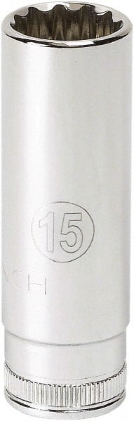 GEARWRENCH 80146D 1/4" DRIVE 6 POINT DEEPMETRIC SOCKET 11M