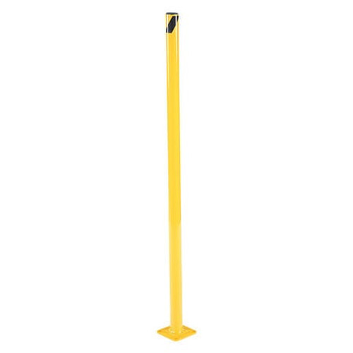 VESTIL BOL-48-2 STEEL PIPE SAFETY BOLLARD - YELLOW