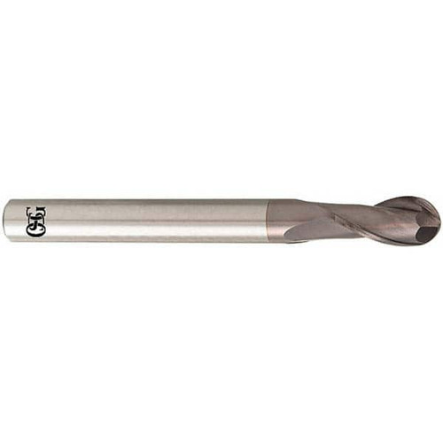 OSG HP416-4724 BALL END MILL,SINGLE END,12.00MM,CARBIDE