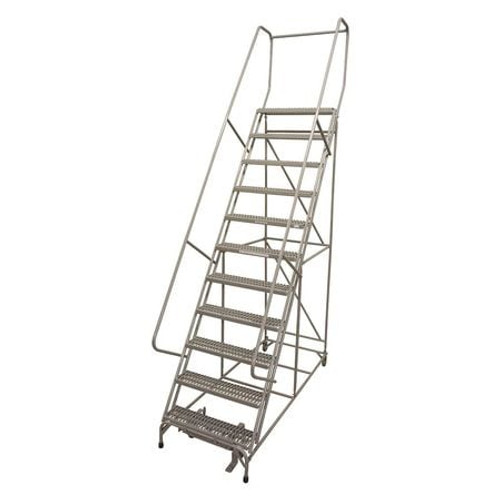 COTTERMAN 1011R2632A3E20B4C1P6 ROLLING LADDER 140 IN.H 11 STEPS 59 DEG.