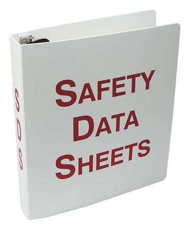 ACCUFORM SIGNS ZRS634 BINDER RED/WHITE 11-3/4 IN W ENGLISH