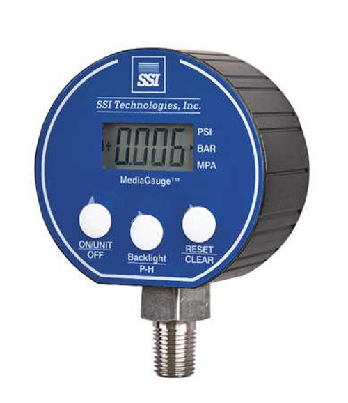 SSI MG-3000-A-9V-R DIGITAL PRESSURE GAUGE 0 TO3000PSI MG-9V
