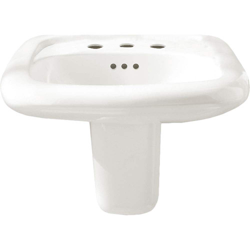 AMERICAN STANDARD 0955901EC.020 WALLHUNG SINK W/EVERCLEAN LESS OVERFLOW