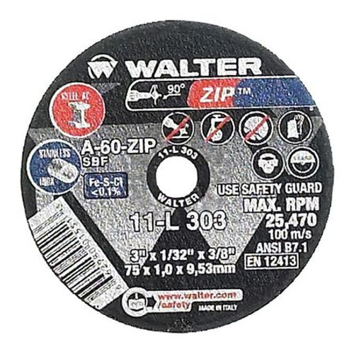 ZIP 11L433 CUT-OFF WHEEL T1 4X1/4X3/8 ZIP 11L433 CUT-OFF WHEEL T1 4X1/4X3/8