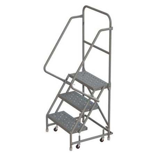 TRI-ARC WLSR103246 ROLLING LADDER STEEL 3 STEPS 450 LB.