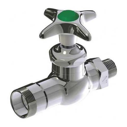 CHICAGO FAUCETS 937-225-5CP SINGLE COLD WATER STRAIGHT VALVE