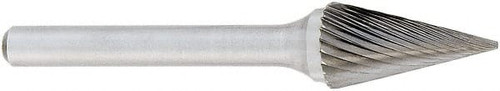 OSG 905-3750-60 CONE BUR,POINTED END,9.00MM,CARBIDE