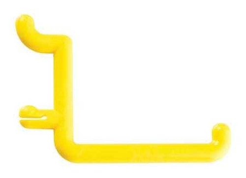 FUNCTIONAIRE 25-FH4-2 LOCKING PEGBOARD HOOKS 2IN.L PLASTC PK25