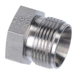 PARKER 1 BZI-SS INVERTED TUBE NUT SS A-LOK 1/16IN