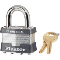 MASTER LOCK 1KA 2043 1-3/4 4PINTMBLR STEEL PADLOCK 