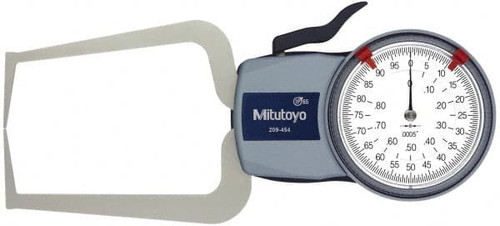 MITUTOYO 209-454 DIAL CALIPER GAGE 4" - .0005
