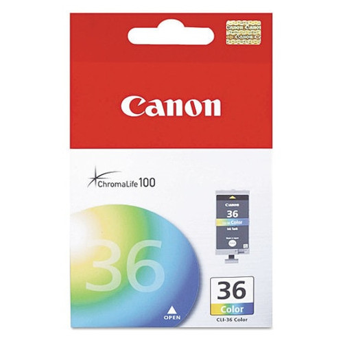 CANON CLI36 INK CARTRIDGE TRI-COLOR 104 PAGE YIELD