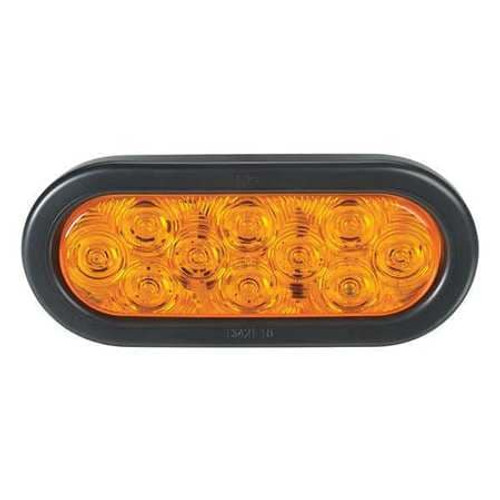 FEDERAL SIGNAL 607106-02SB TURN LAMP OVAL AMBER 6-3/8 L