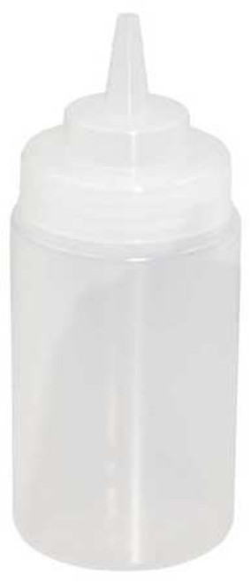 CRESTWARE SB12CW BOTTLE WIDE MOUTH 12 OZ PLAS CLR