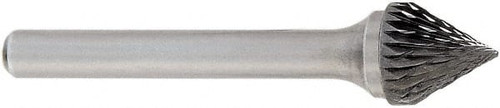 OSG 850-3750 CONE BUR,60,3/8",SINGLE END
