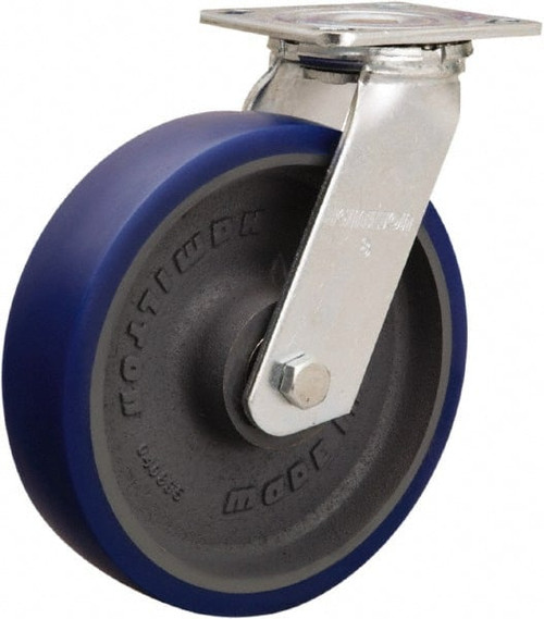 HAMILTON S-528-SPB SWIVEL CASTER,52 8X2 POLY-SOFT