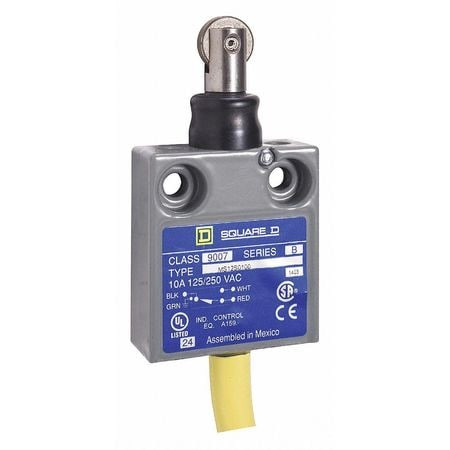 SQUARE D 9007MS12S0100 LIMIT SWITCH 240VAC 10AMP MS +OPTIONS