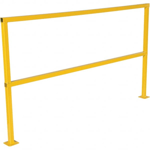 VESTIL SQ-72 SQUARE STEEL GUARD RAIL 42"H X 72"L