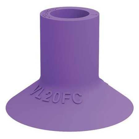 VALUE LINE VL20FC SUCTION CUP PURPLE 20MM DIA. 15MM H PK5