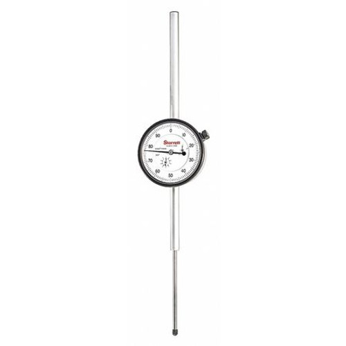 STARRETT 655-3041J DIAL INDICATOR- 0 -3.000"- .001" GRAD - 