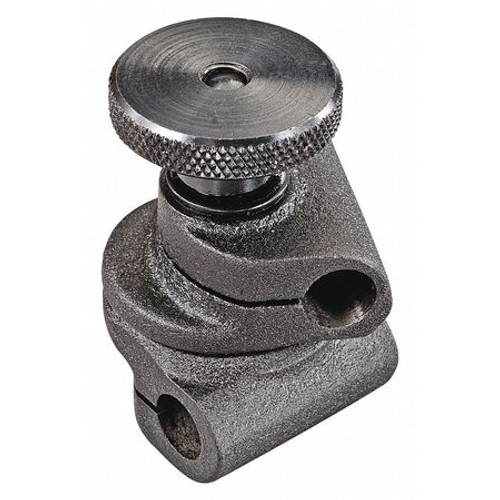 STARRETT 657H SWIVEL POST SNUG WITH TWO 3/8" DIAM HOLE